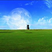 Picture Of Windmill And Nature