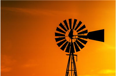 Picture Of Windmill Silhouette